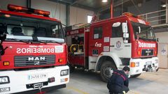 bomberos. Imagen de archivo