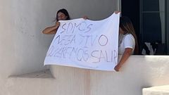 Estudiantes de Vimianzo confinados en Mallorca