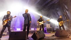 Familia Caamagno, en concierto en el exterior del Pazo de Carballo 