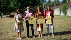 Marga Prez, Xos Carlos Valcrcel, Victoria Mourenza y Ana Peleteiro presentaron el programa de Veran Cultural de Barbads