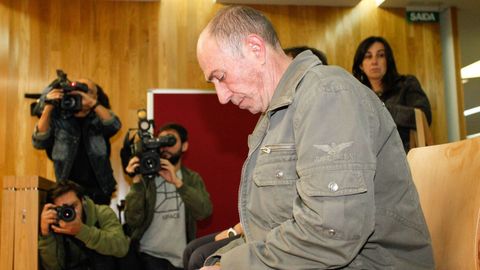 F�lix Vidal Anido, el violador del estilete, durante un juicio en la Audiencia Provincial de Lugo en el 2014.