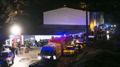 Incendio a las afueras de Lisboa