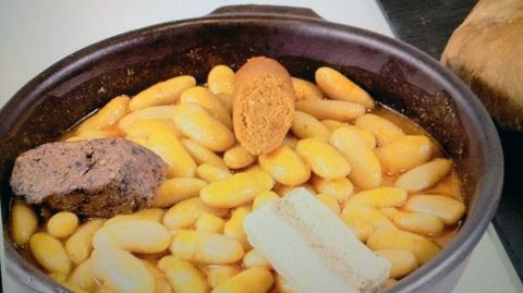 Fabada vegetariana del restaurante Casa Chema.Fabada vegetariana del restaurante Casa Chema