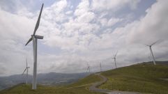 Parque elico Curuxeiras, de Norvento en Muras