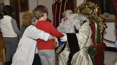 Recepci�n de los Reyes Magos en el Museo Fernando Blanco de Cee