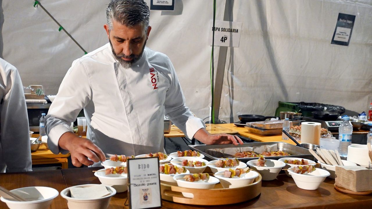 Los chefs del Grupo Nove y la hostelería grovense revalidan su apoyo al Nos Seus Pés