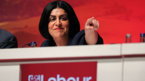 Shabana Mahmood, durante su intervencin en el congreso anual del Partido Laborista.