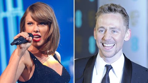 Taylor Swift y Tom Hiddleston.La relaci�n entre la cantante y el actor dur� tan poco que se especul� con que hab�a sido un acto de despecho por parte de ella tras su ruptura con Calvin Harris. Otras fuentes, por otro lado, se�alaron que Swift le hab�a sido infiel al disy�quey con Hiddleton.