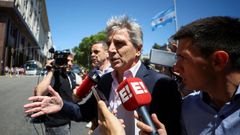 El ministro de Econom�a argentino, Luis �Toto� Caputo, el lunes en Buenos Aires.