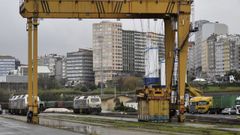 Estaci�n de San Diego, en A Coru�a.