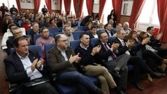 As estaba el saln de la cofrada de Celeiro en una edicin anterior de las Xornadas de Pesca de Celeiro