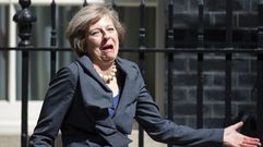 Theresa May, la nueva primer ministro, este martes en Londres