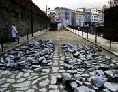 La calle se arregl� y levant� en varias ocasiones hasta llegar a su penoso estado actual