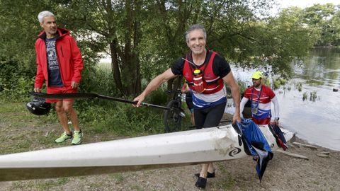 Paco Vázquez y Miguel Fernández fueron los primeros en cruzar la línea de meta en Lugo