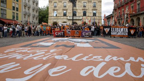 Manifiestacin de apoyo a los 'seis de la Suiza'