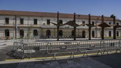 La vieja estaci�n tendr� delante la parada de los buses urbanos