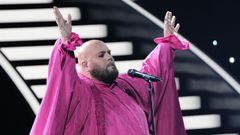 Enrique Ramil durante su actuaci�n en el Festival Internacional Vi�a del Mar
