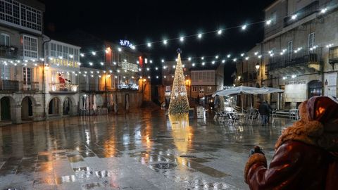 En todos los rincones de Ribadavia se encendi la Navidad