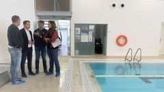 Romero, Torrado, P�rez y Mosquera visitaron las instalaciones.