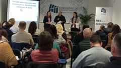 bergondo.Responsables de las empresas del polgono acudieron a las jornadas sobre seguridad