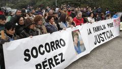 Concentraci�n celebrada en el a�o 2017 reclamando el esclarecimiento del crimen de Socorro P�rez