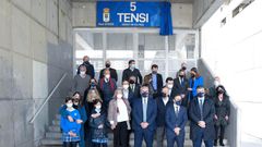 Foto de familia en la puerta Tensi