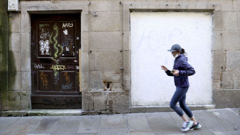 Rúa das Orfas, Santiago de Compostela.