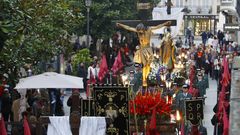 Imagen de archivo de la procesi�n del Cristo del Perd�n y la Virgen de la Piedad