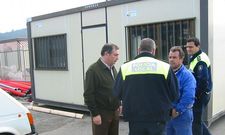 El entonces alcalde, Antonio Dom�nguez, par� la obra con la polic�a el 5 de febrero del 2007. 