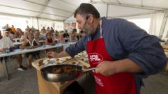 Miguel Mosteiro, nunha das xornadas de promoci�n do peixe e marisco de Laxe 