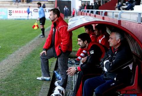 Lino Gonz�lez, en el encuentro del pasado domingo en A Lomba contra el Valladares.