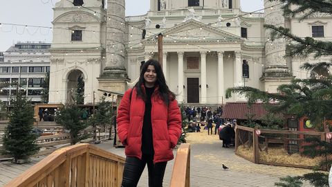 Sandra Guardado pas su beca Erasmus en Lublin, Polonia