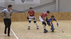 Lance del encuentro entre el Lubi�ns y el Olot