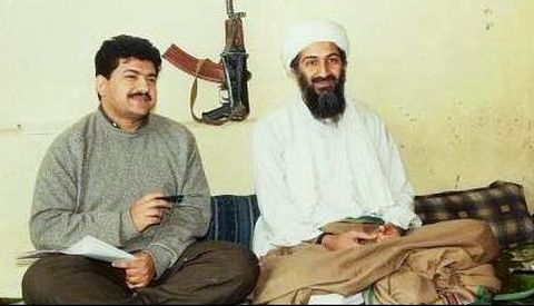 Hamid Mir con Bin Laden