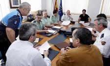 Imagen de la �ltima junta local de seguridad, en la que se habl� de la vigilancia en Duquesa.