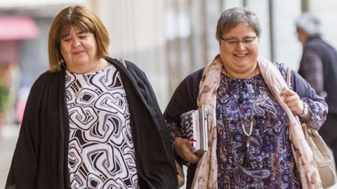 Montse Seijas, a la derecha de la imagen.