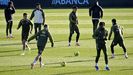 Los c�lticos tuvieron apenas media hora de campo este viernes en la Cidade Deportiva Afouteza para preparar el partido