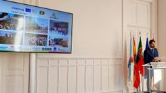 El gerente de Emerxencias de Galicia, Marcos Ara�jo, esta ma�ana en Oporto.