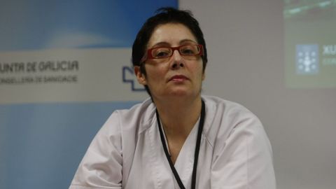 Victoria Carral, coordinadora de vacunas del rea sanitaria de Santiago