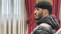 El acusado, Cleury H. V., durante el juicio en Ourense