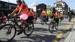 Marcha de usuarios de bicicleta en Gij�n