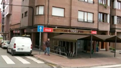 La sidrería afectada por un incencio en La Felguera