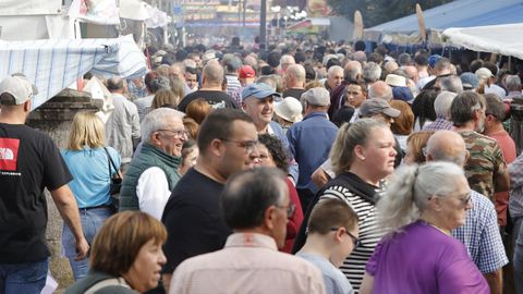 Miles de personas se concentraron el pasado fin de semana en Mondoñedo durante la celebración de As San Lucas