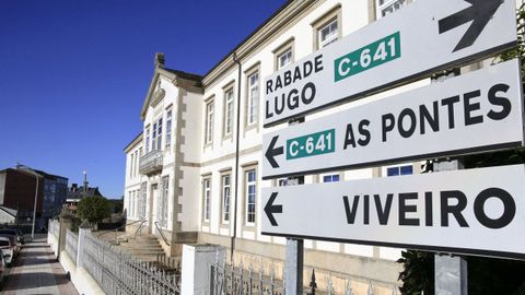 Exterior de la residencia de personas mayores de Vilalba