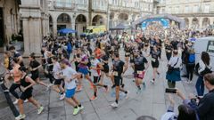 Carrera solidaria de la Guardia Civil en Ourense celebrada en el 2024