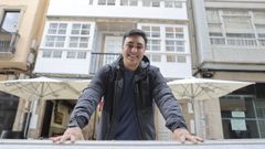 Jose Bocanegra, retratado este mi�rcoles en Ferrol