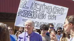 Arturo Cribeiro, fallecido el pasado septiembre, el d�a de su jubilaci�n como profesor de instituto.