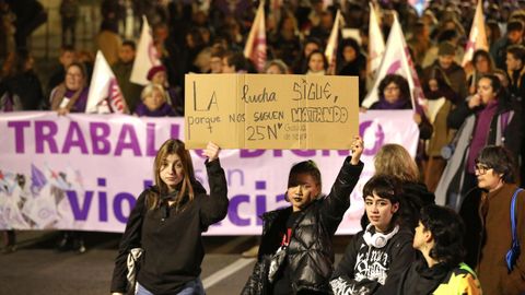 Marcha en Santiago