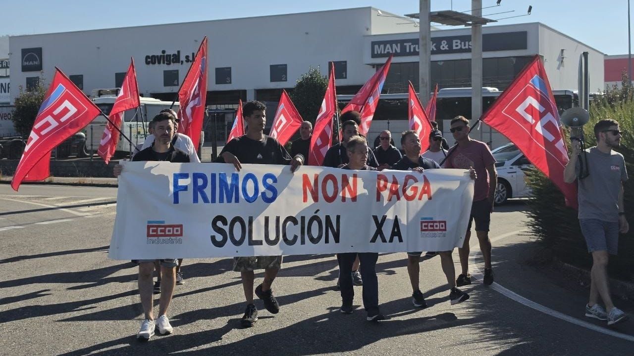 Los trabajadores de Frimos, en concurso de acreedores, cesan la huelga tras recibir el pago de dos nóminas