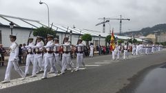 Parada militar por la villa con motivo del 300 aniversario del Real Cuerpo de Guardiamarinas